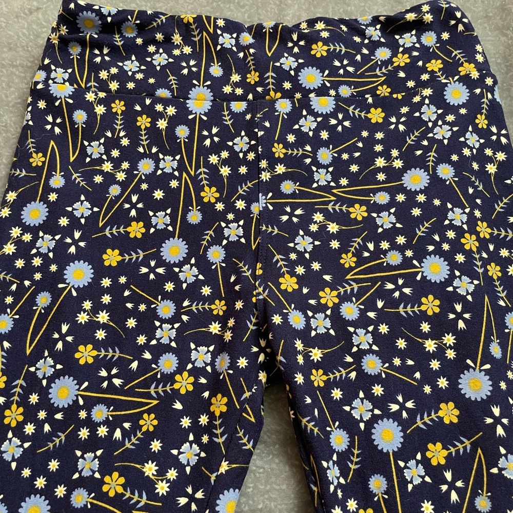 LuLaRoe Daisy Floral Print Leggings